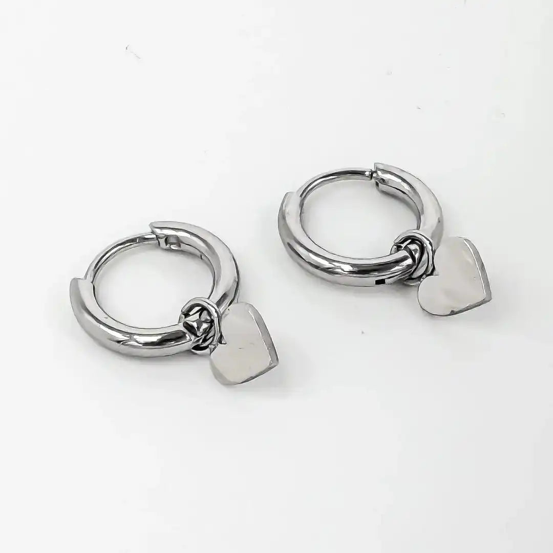 Pendientes Colgantes Pequeño Corazón
