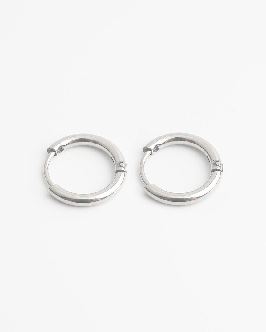 Aretes de aro Huggie elegantes