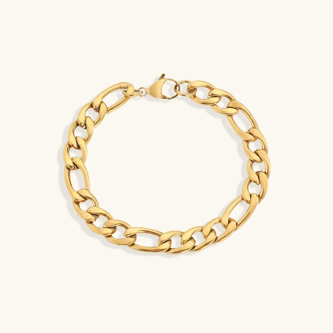 Pulsera de cadena de oro vintage