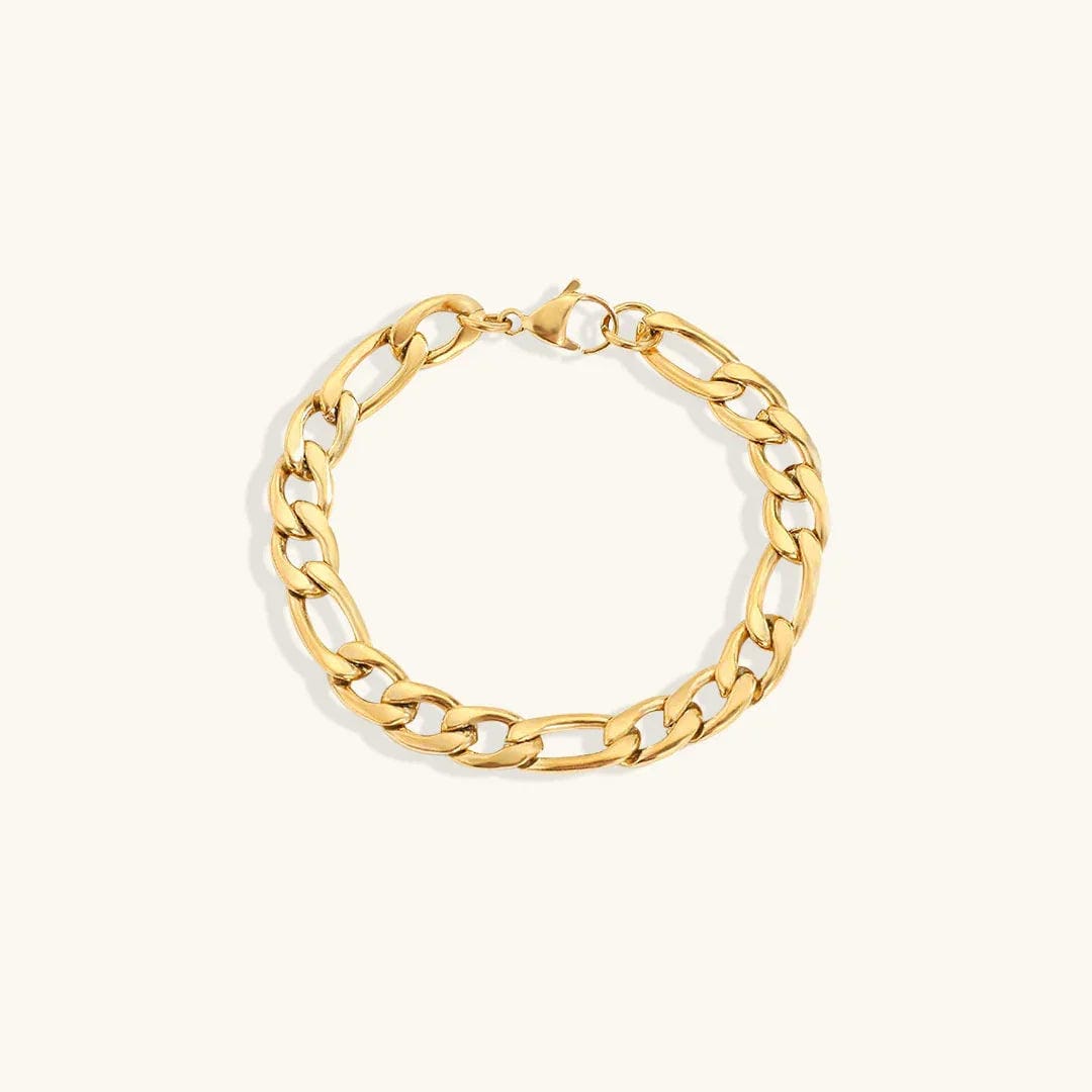 Pulsera de cadena de oro vintage