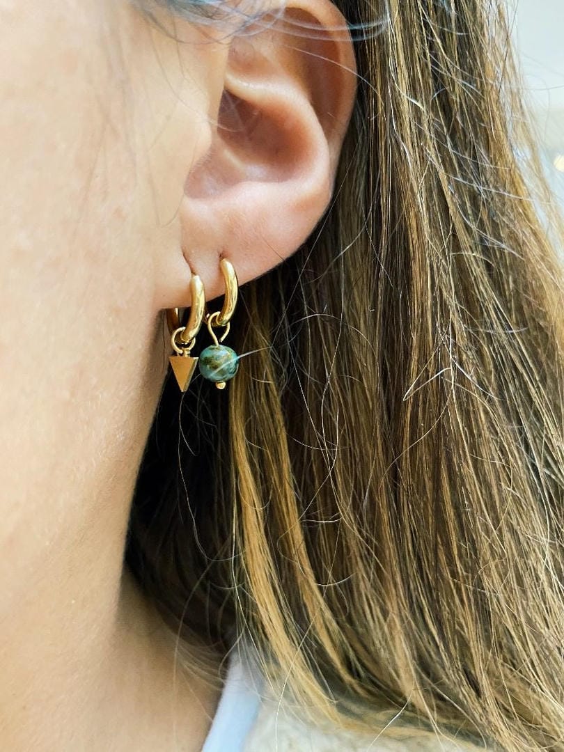 Pendientes Colgantes Elegantes Pequeño Triángulo