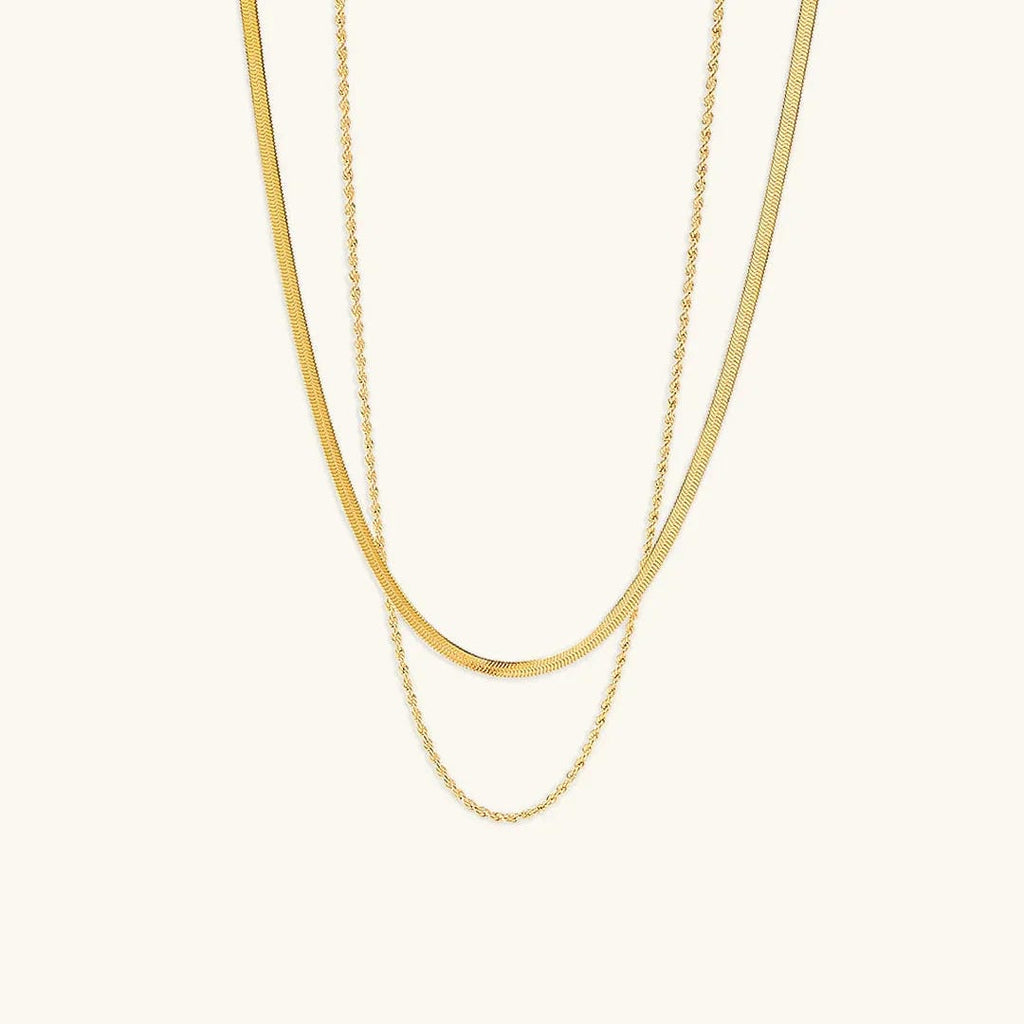 Collar doble Luxe Gold