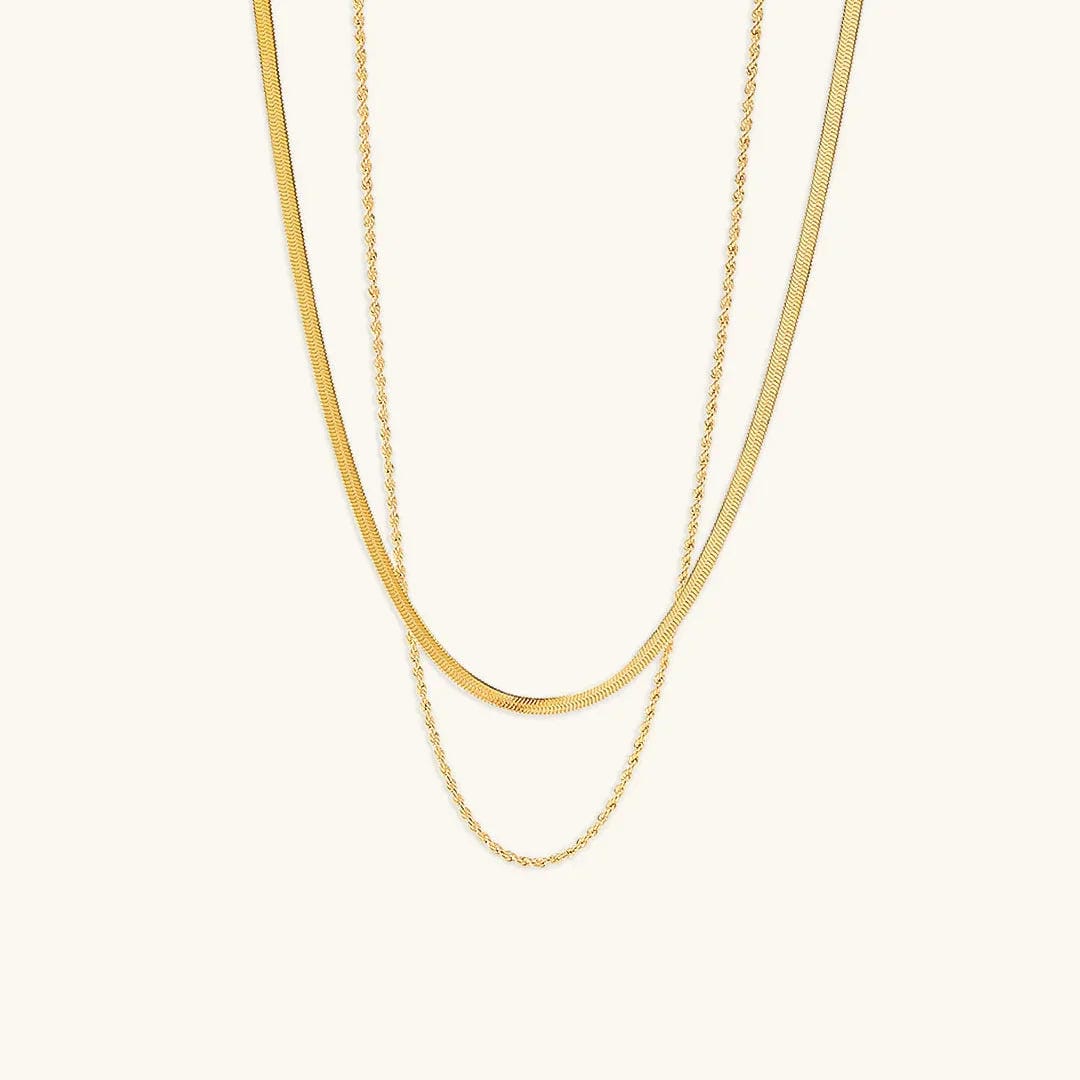 Collar doble Luxe Gold