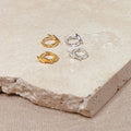 Aretes pequeños de rayo
