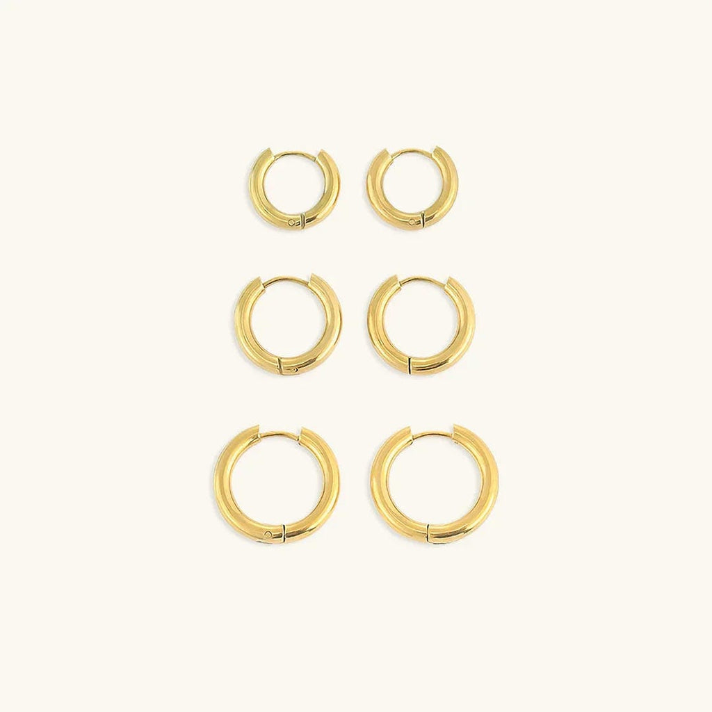 Aretes redondos clásicos