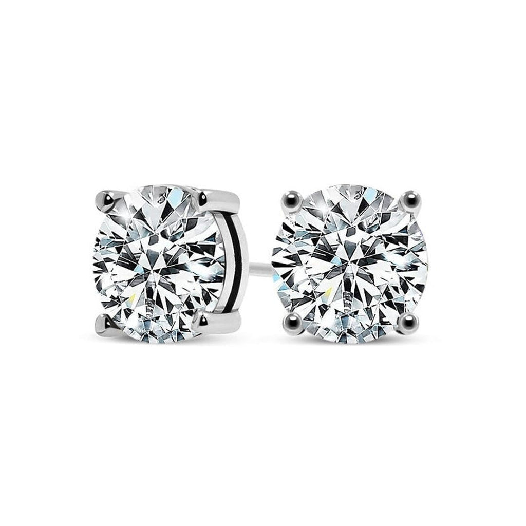 Elegantes Pendientes Tera de Oro Blanco