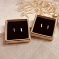 Pendientes de barra minimalistas para el día a día