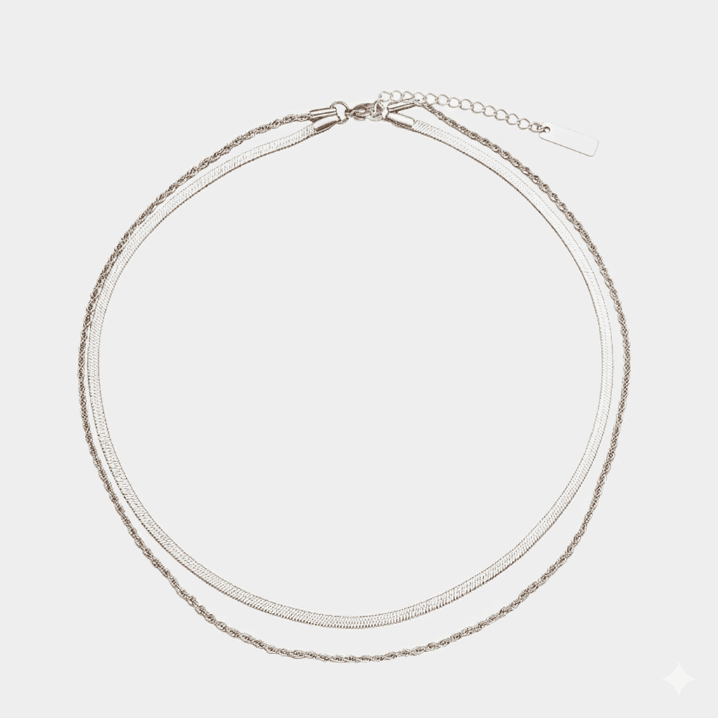 Elegante Conjunto de Collar en Capas Flow