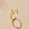 Anillo Pétalo Flor Dorada