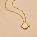 Collar Moneda Sol Dorado