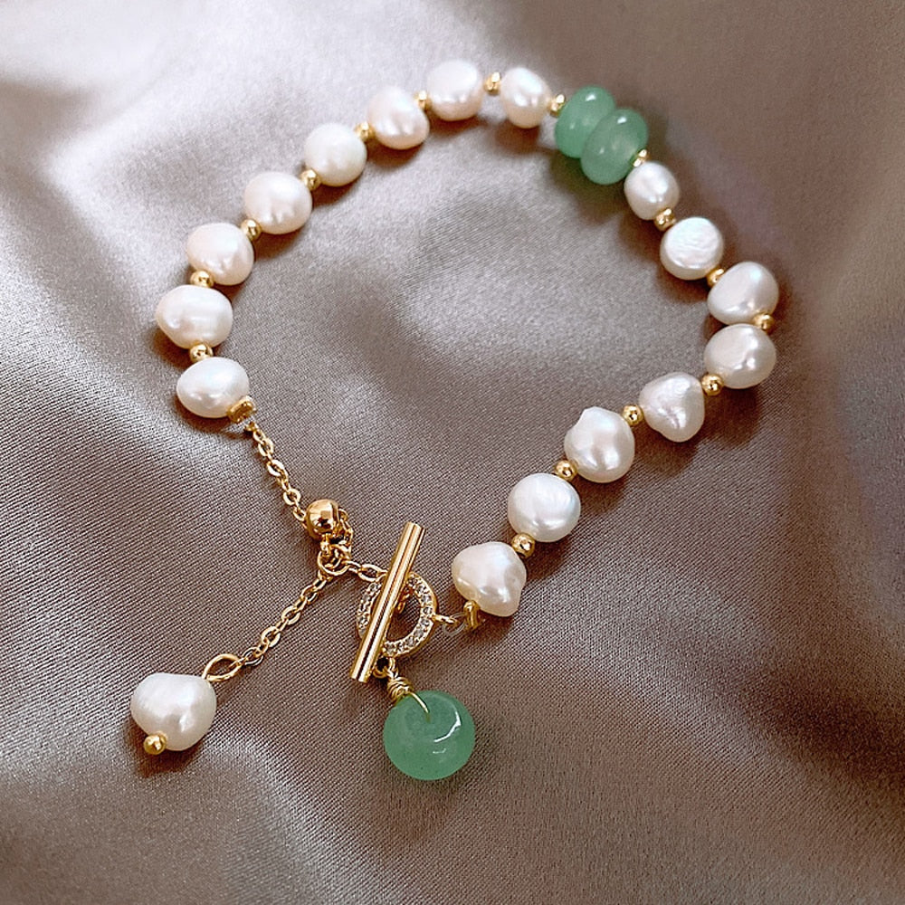 Pulsera de aventura "Perla Marina"