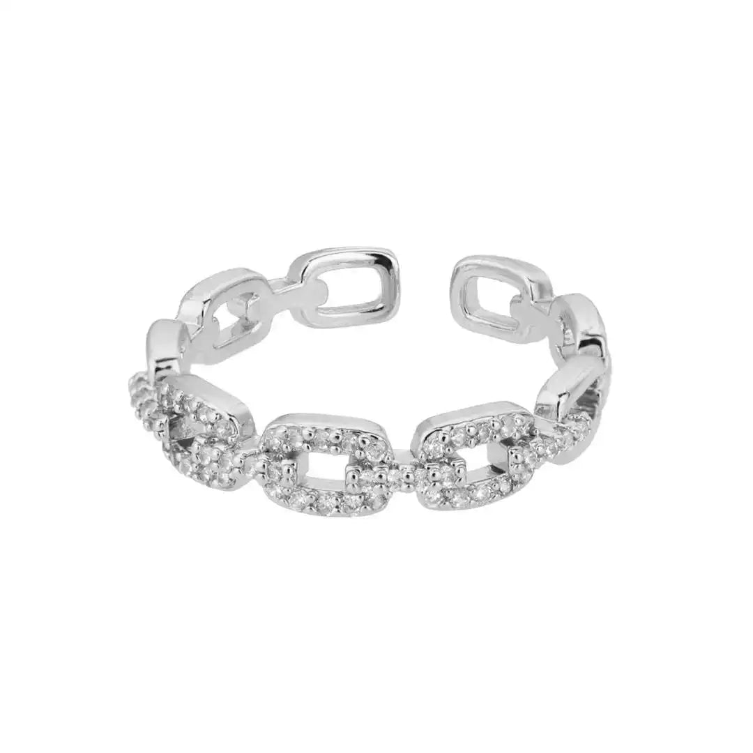 Anillo Ajustable Cadena Verona