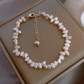 Elegante pulsera de perlas Céline