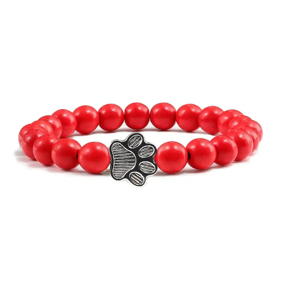 Pulsera de garra de cuentas Diseño de piedra natural