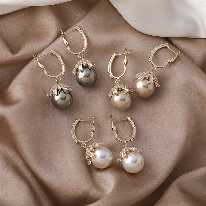 Pendientes Malia Perla Elegantes