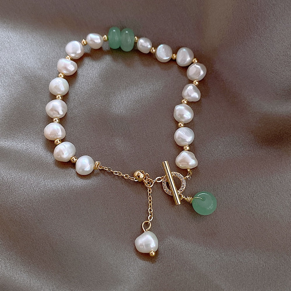Pulsera de aventura "Perla Marina"