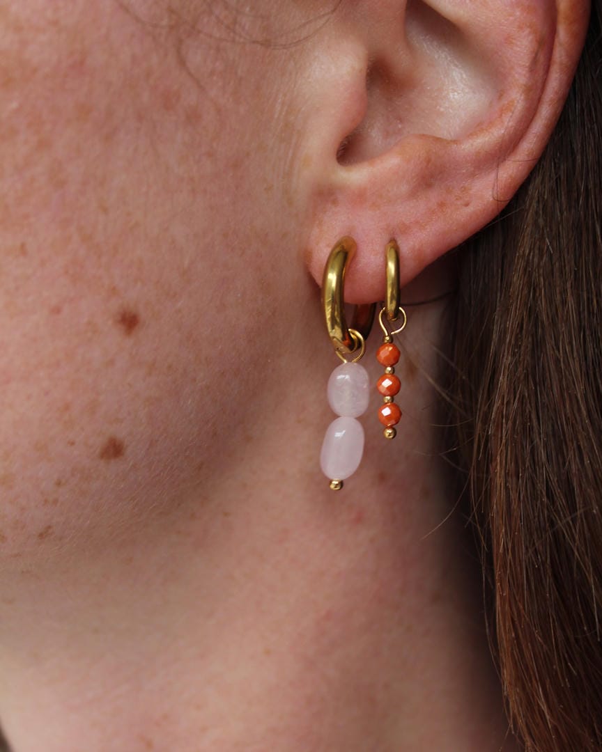 Pendientes Mon Cheri Piedra Natural