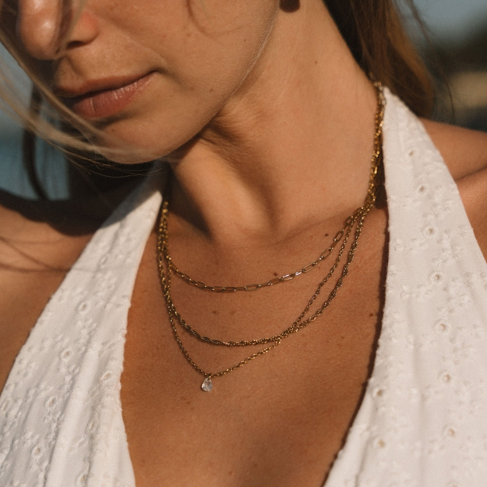 Collar Jana de triple cadena