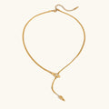 Collar serpiente dorado vintage