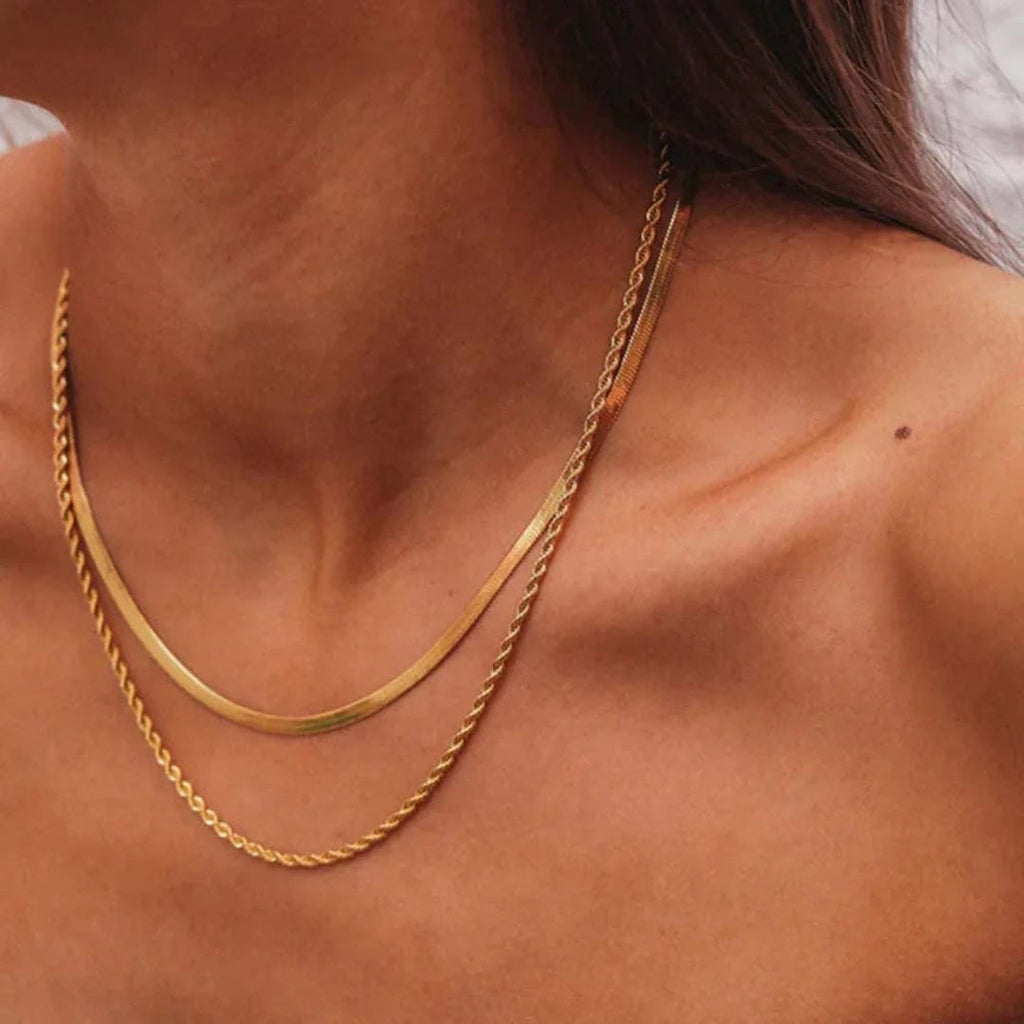 Collar doble Luxe Gold