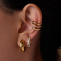 Lote de pendientes dorados Orielle Staple