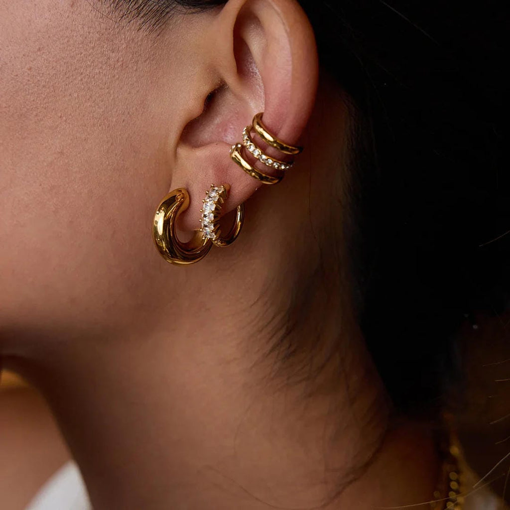 Lote de pendientes dorados Orielle Staple