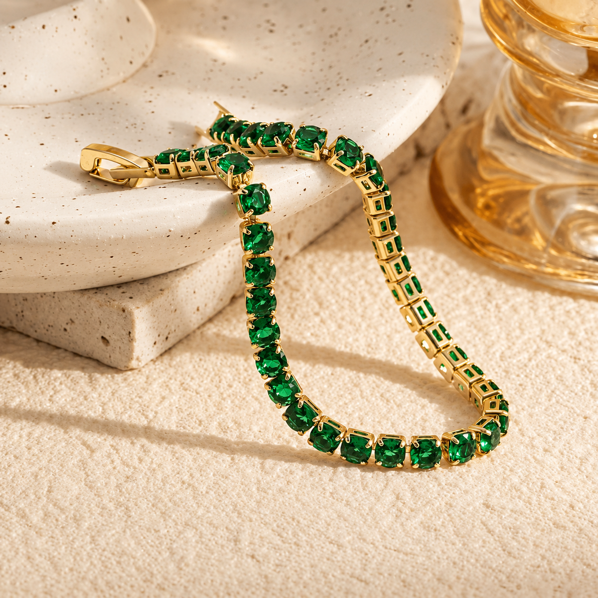 Pulsera tenis de lujo Evergreen