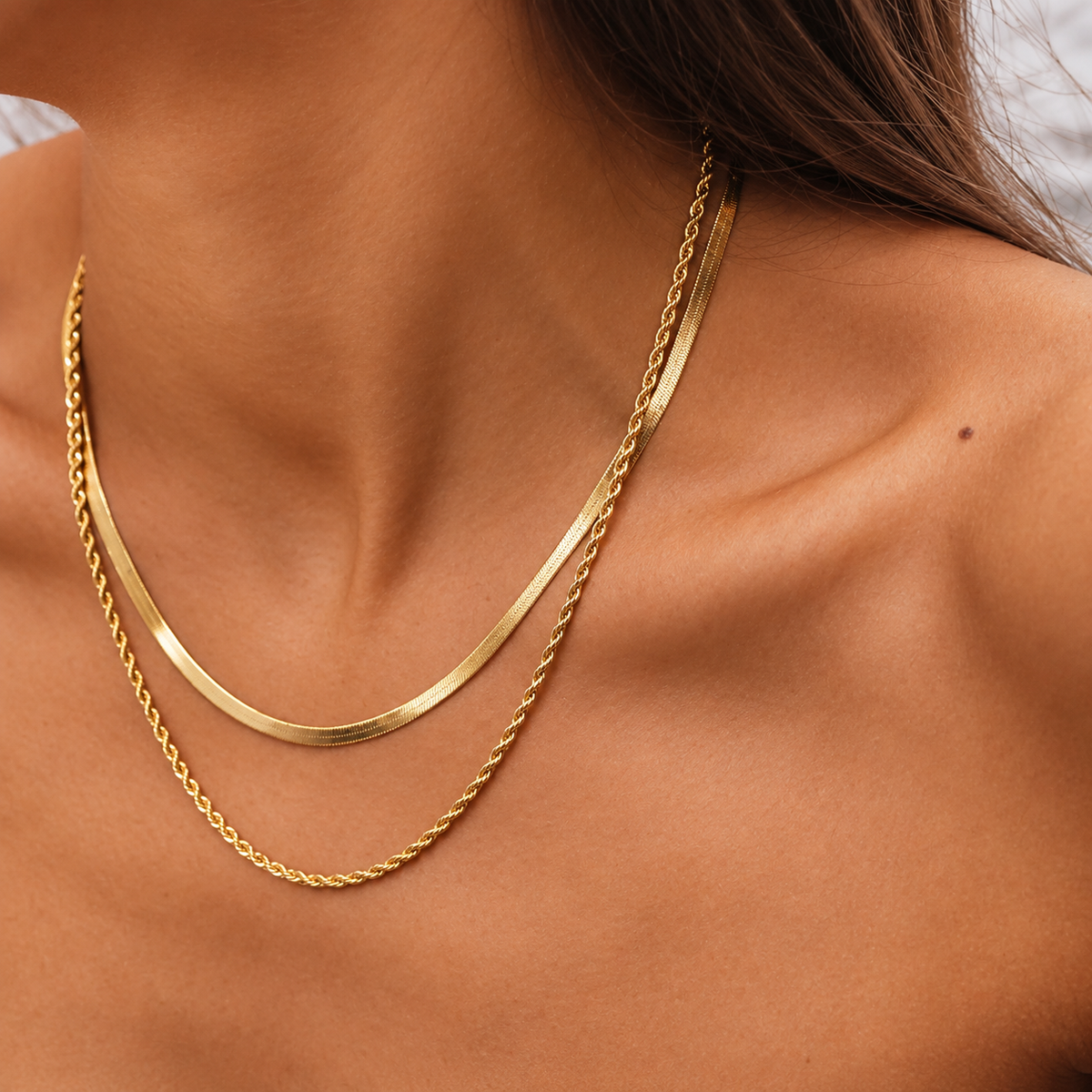 Collar doble Luxe Gold