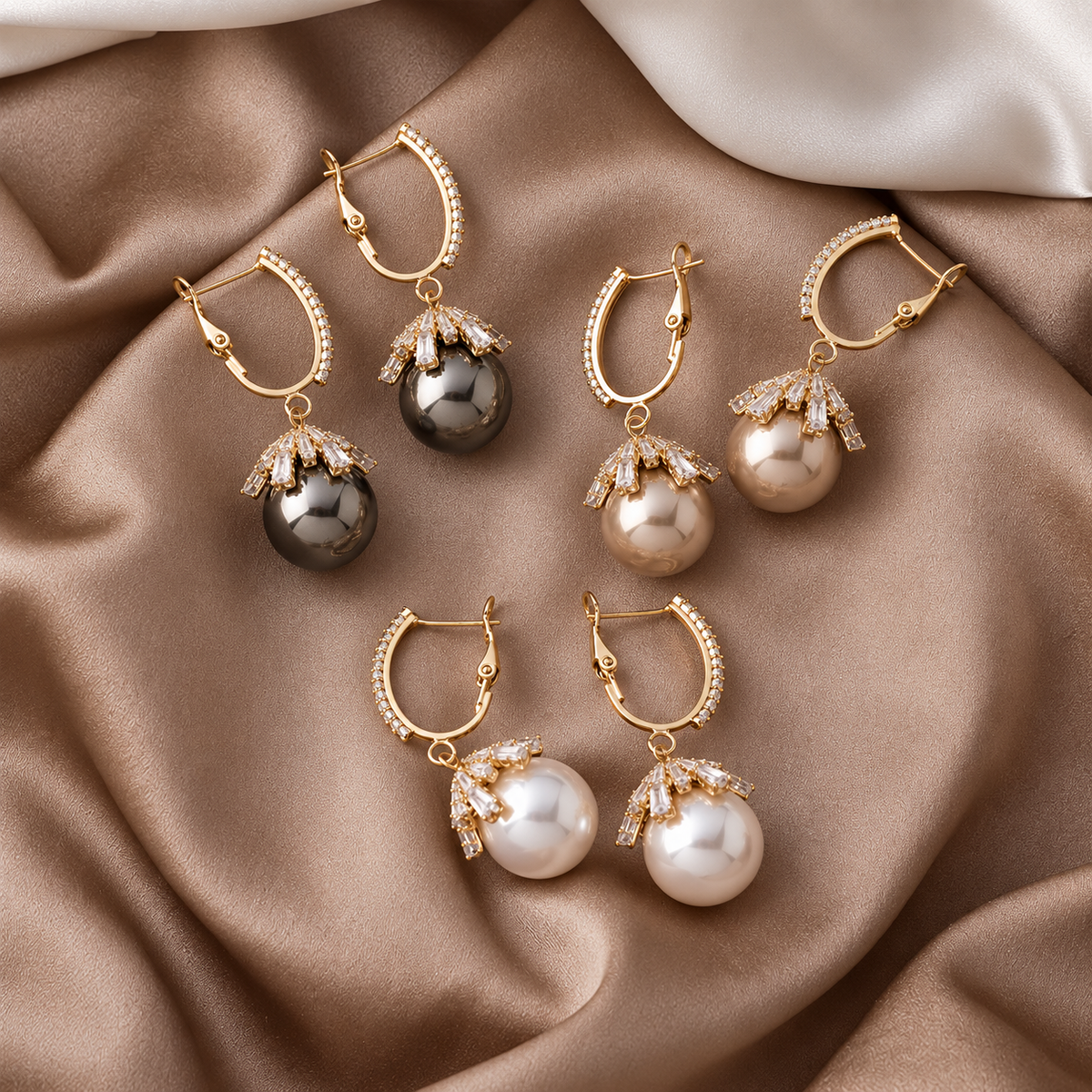 Pendientes Malia Perla Elegantes