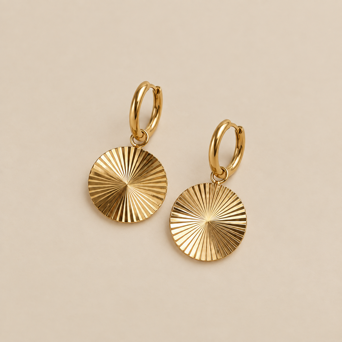 Everyday Circle Sunrise Hoops