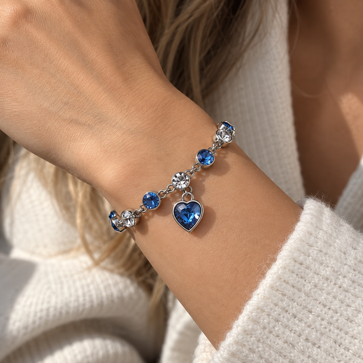Pulsera resplandeciente Corazón del Océano