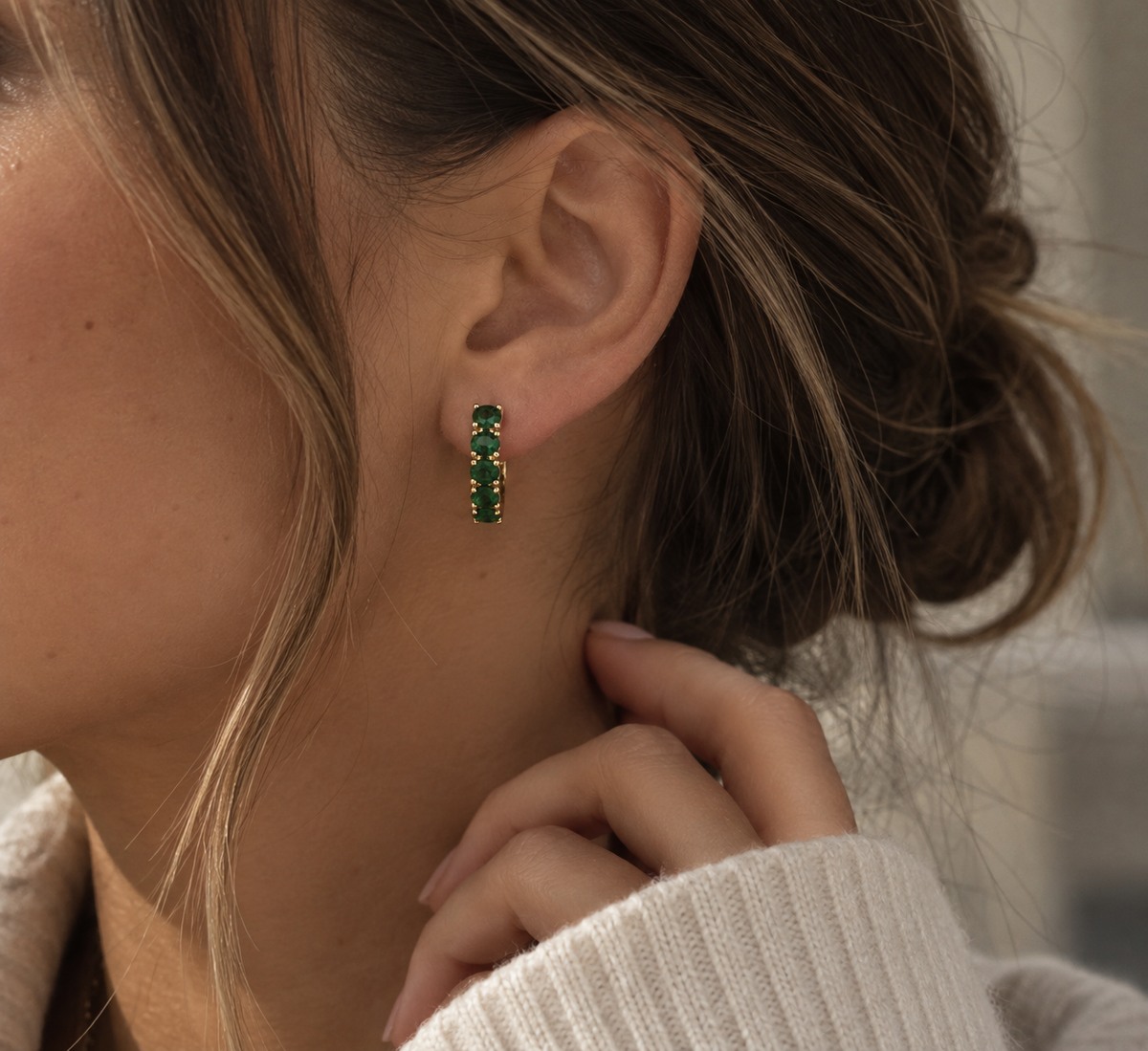 Everline Minimalist Hoop Earrings