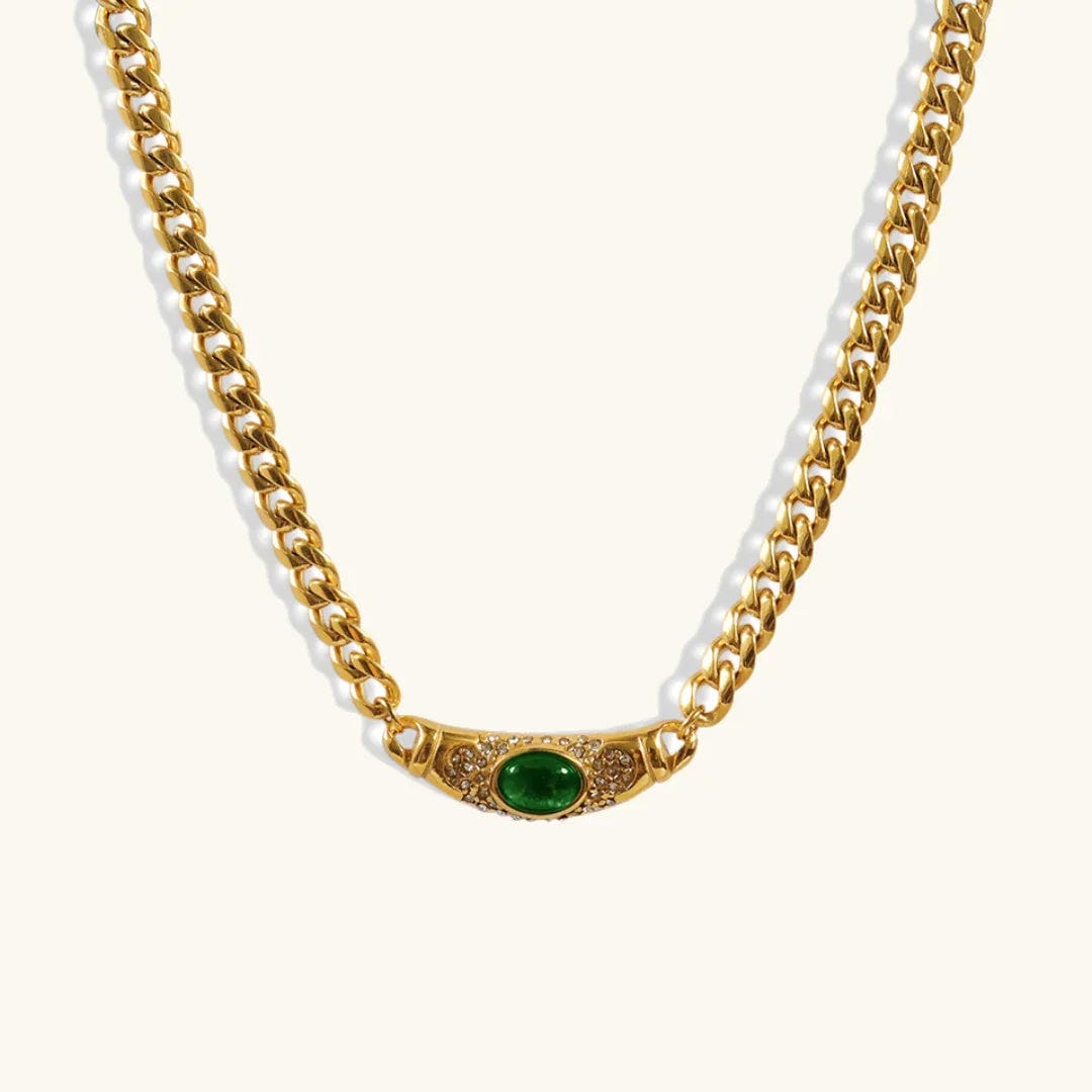 Collar Clásico de Oro Vintage
