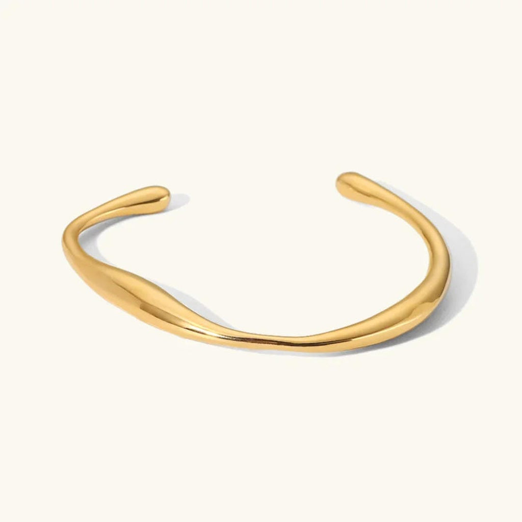 Brazalete Timeless Luxe en espiral dorado