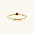 Anillo apilable de piedras preciosas