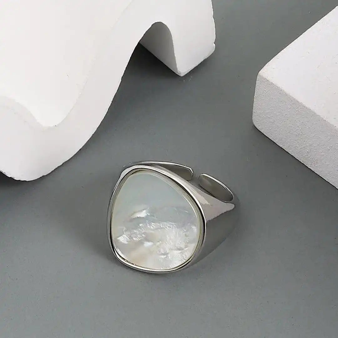 Anillo de sello de nácar