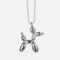 Collar con colgante de perro globo