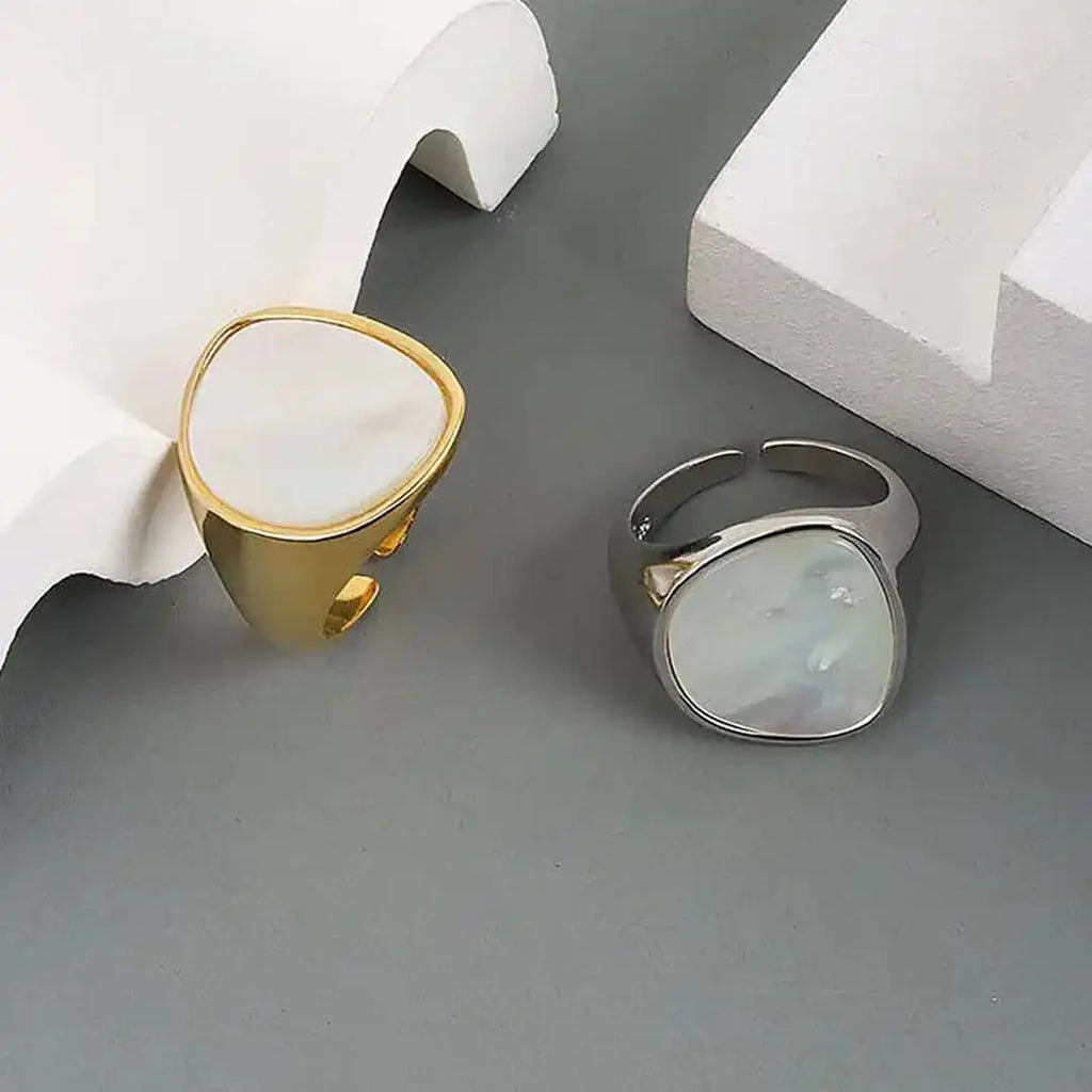 Anillo de sello de nácar