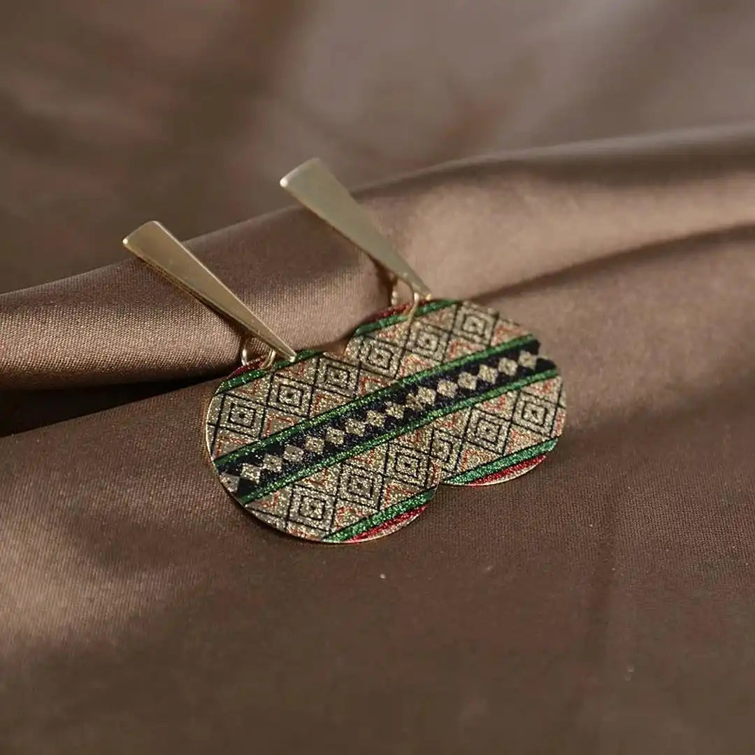 Pendientes Bohemios de Estrás Pintados