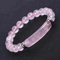 Pulsera elástica con cuentas de piedras preciosas