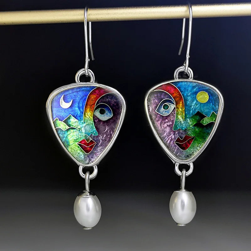 Pendientes Artísticos Vintage