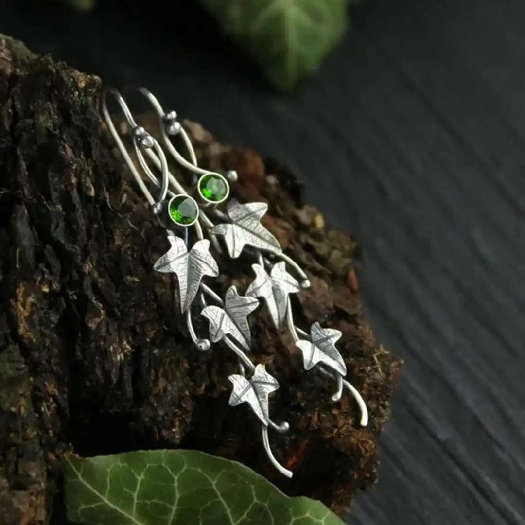 Pendientes Colgantes Hojas de Hiedra