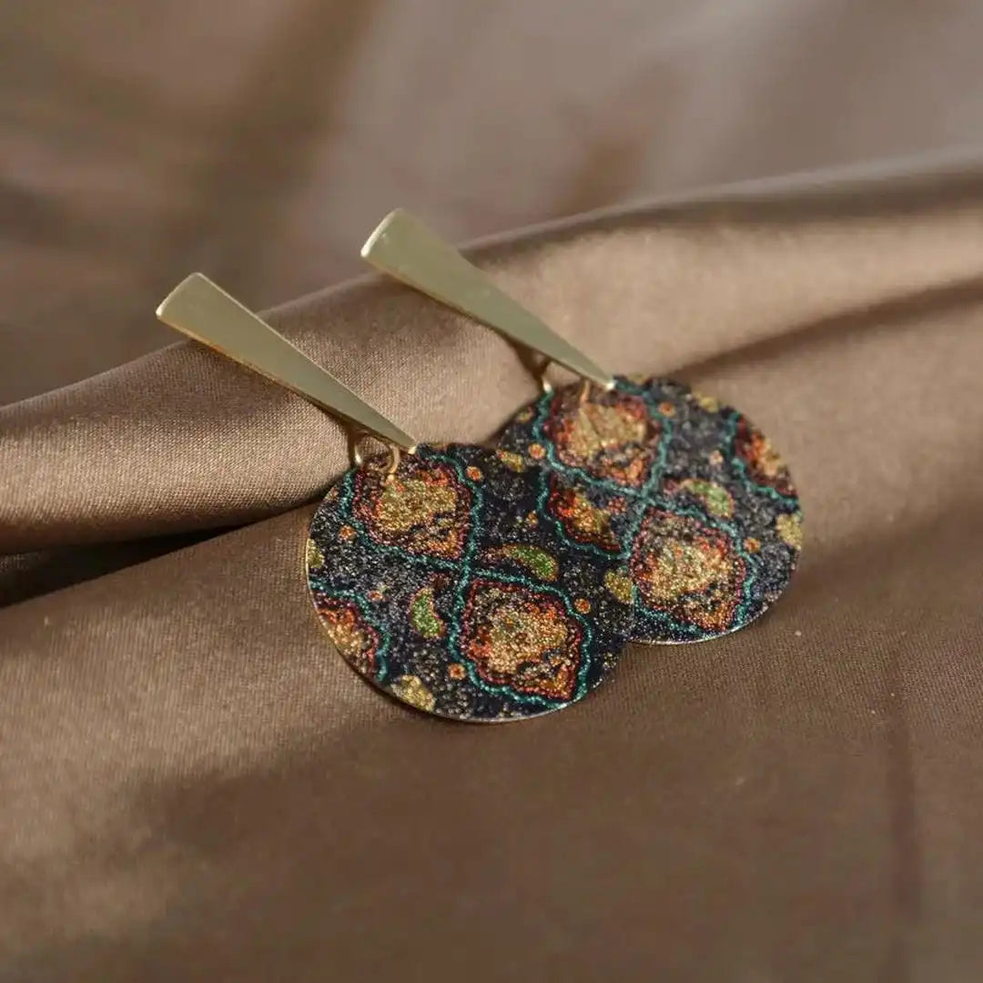 Pendientes Bohemios de Estrás Pintados