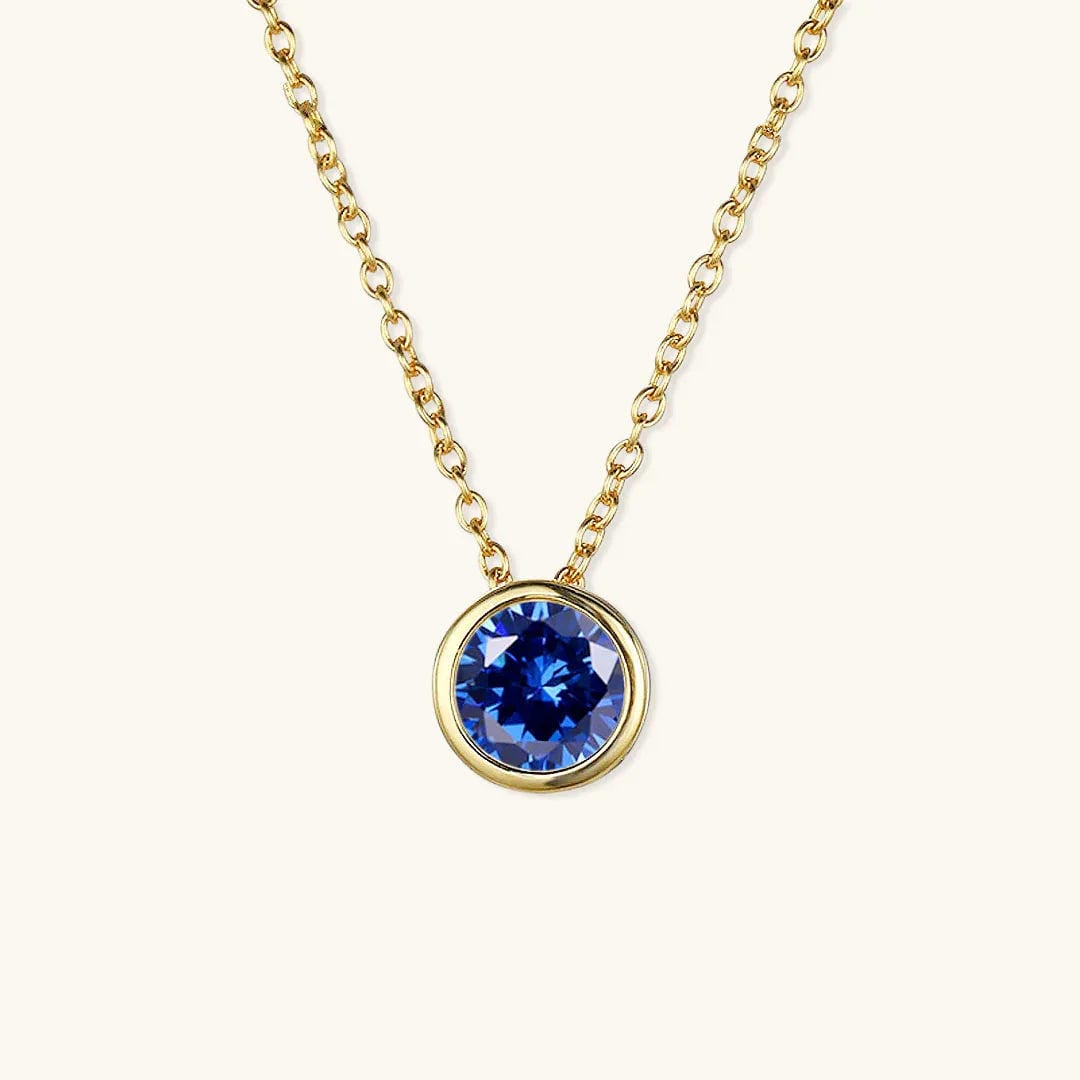 Cadena de oro con gema radiante