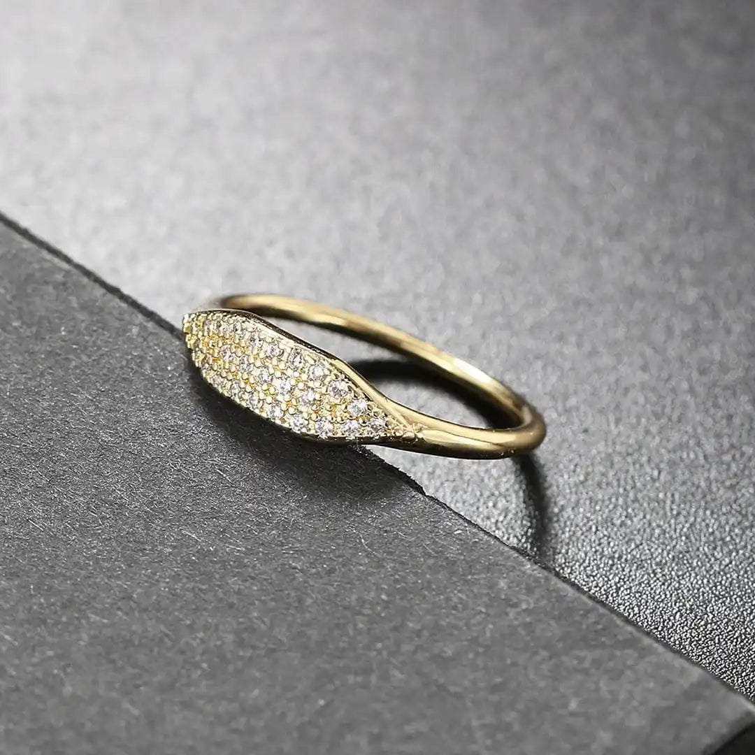 Anillo apilable Pavé Marquise