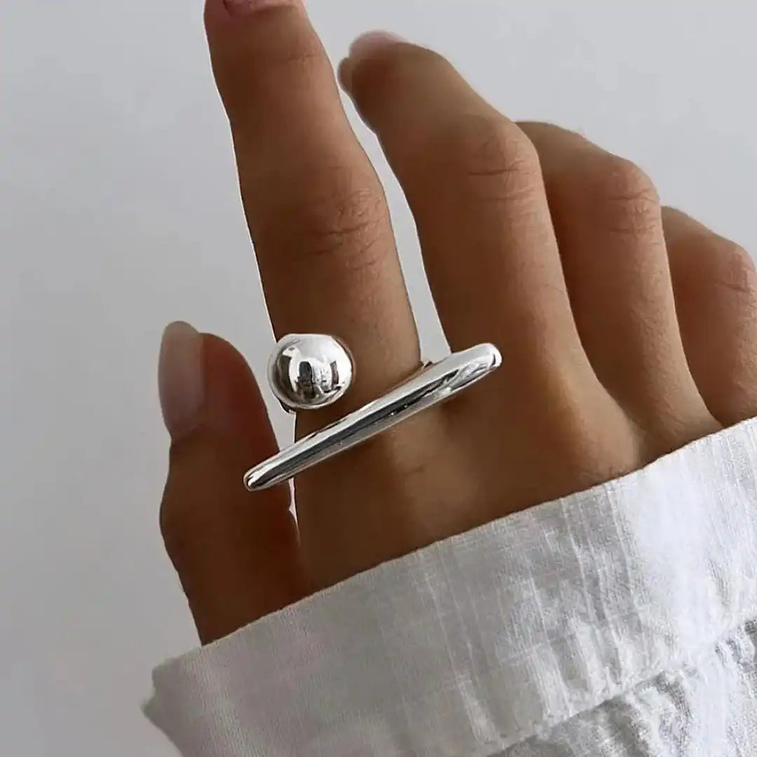 Anillo Ajustable Estrella de Oro Atemporal
