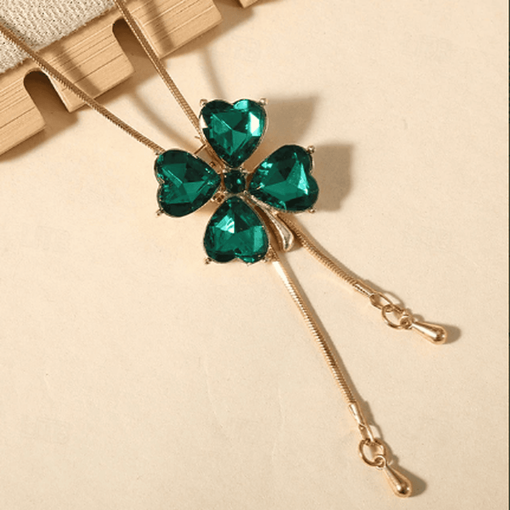 Collar Trébol de Esmeralda