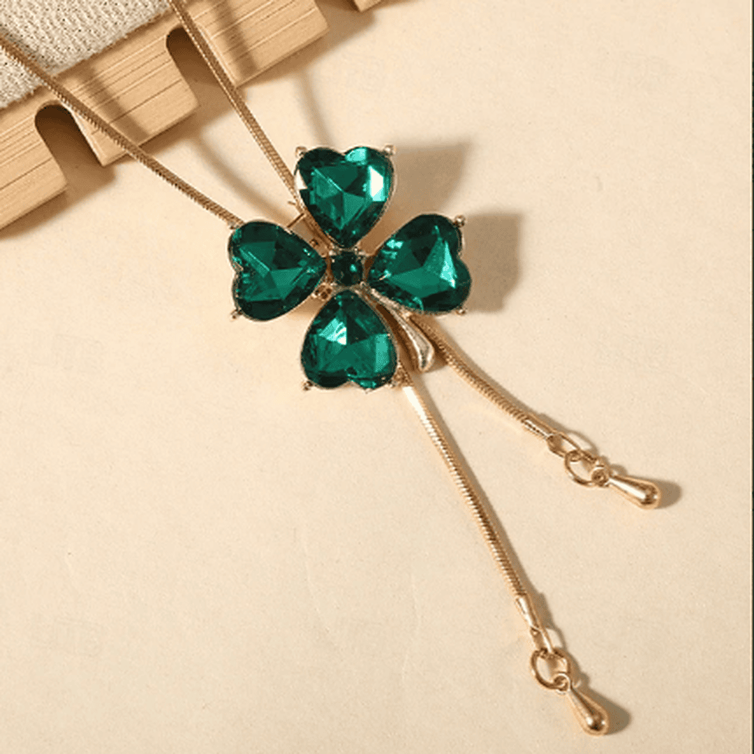Collar Trébol de Esmeralda