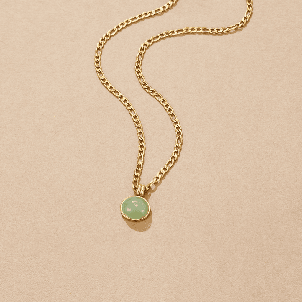 Collar con colgante Clara Jade