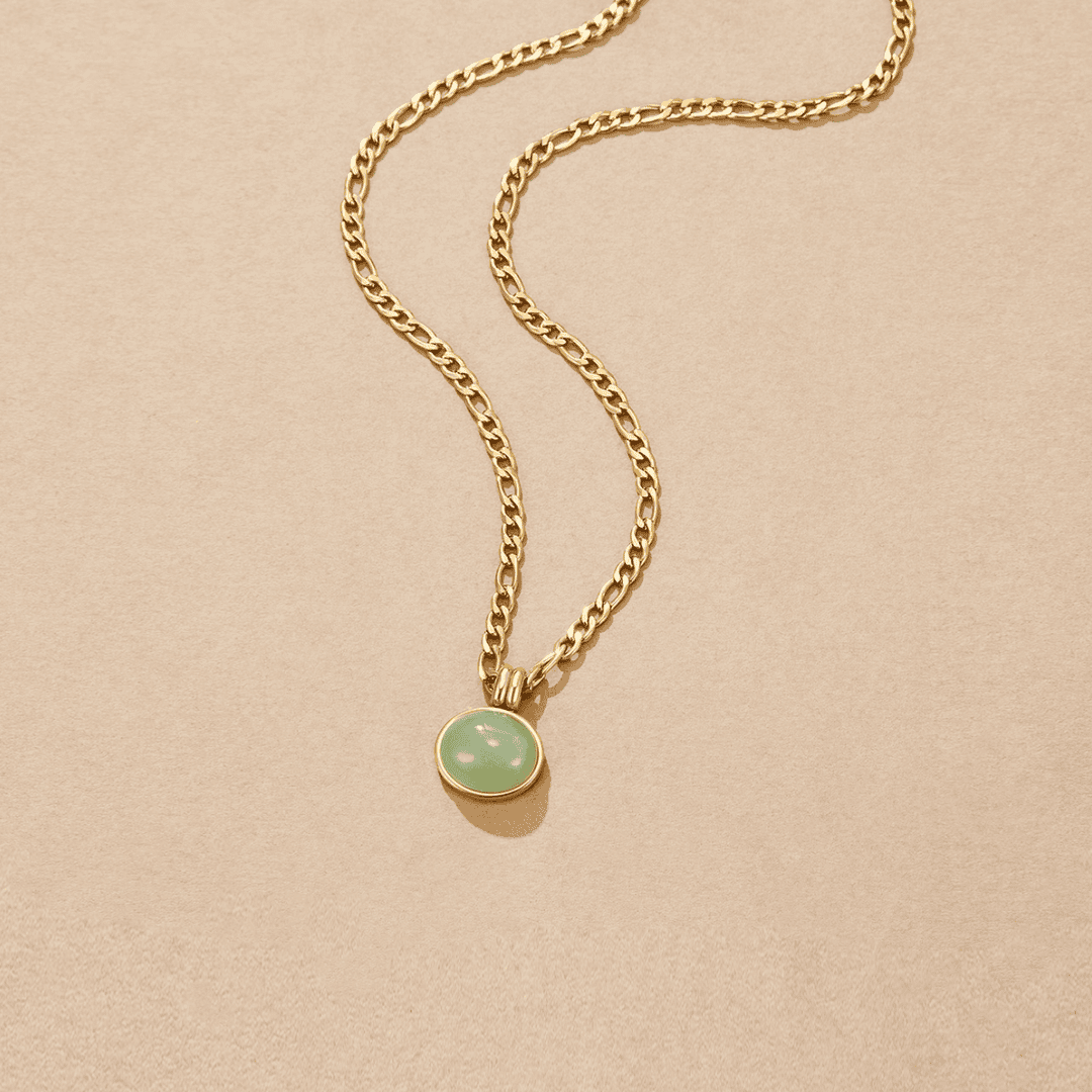 Collar con colgante Clara Jade